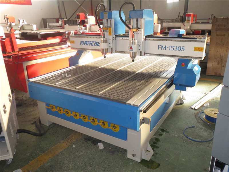 double-spindle wood cnc router
