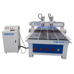 Two heads cnc router for wood working