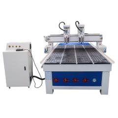 double spindle DSP control 1325 cnc router for furniture making
